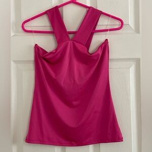 Pink stretch tank top nwt
